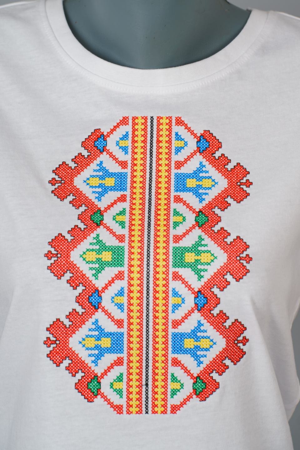 ръкав. Размери на бродерията -